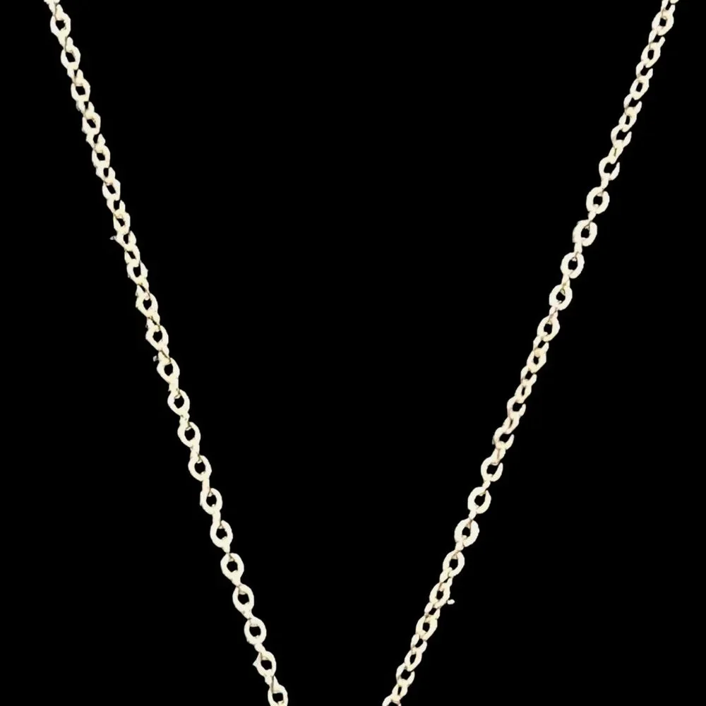 Kremnetz Gold Tone Necklace With Faux Pearl And Enamel Flower Pendant (4715) - Picture 4 of 5